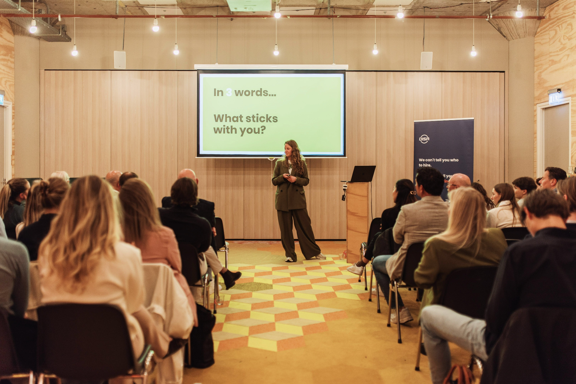 GenAI keynote voor groot publiek - AI inspiratiesessie met 100+ deelnemers